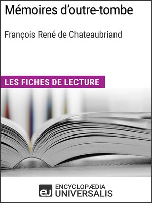 cover image of Mémoires d'outre-tombe de François René de Chateaubriand